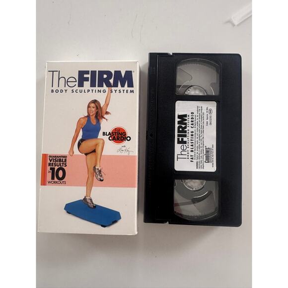 The Firm Fat Blasting Cardio VHS Cassette Tape Lisa Kay 35 Minutes - Picture 3 of 5